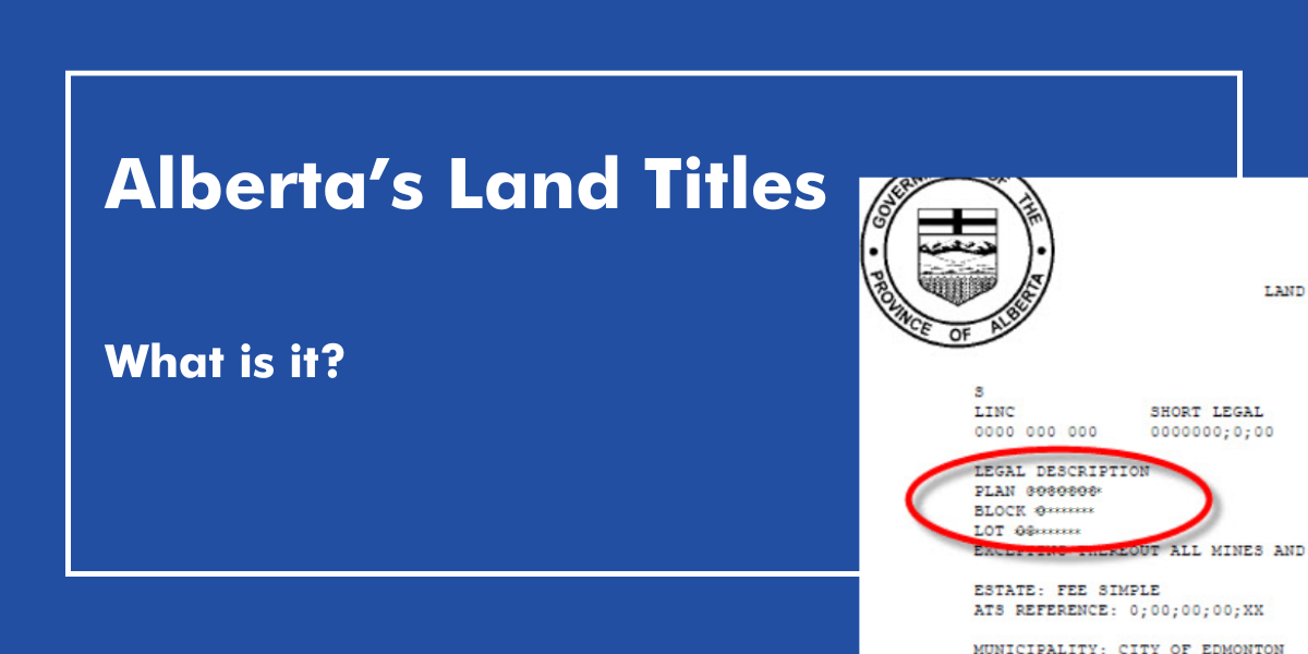 Alberta Land Titles