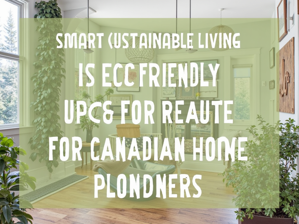 Smart Sustainable Living Eco Friendly Home Upgrades for Canadian Homeowners