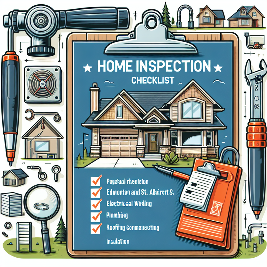 Alberta home inspection checklist for Edmonton and St Albert buyers
