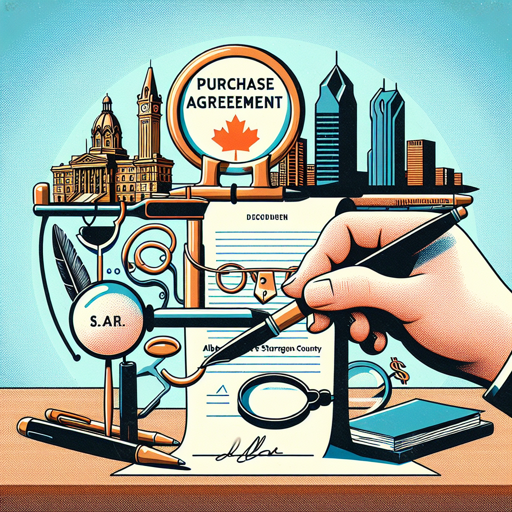 Decoding the Alberta purchase agreement for Edmonton St Albert and Sturgeon County buyers