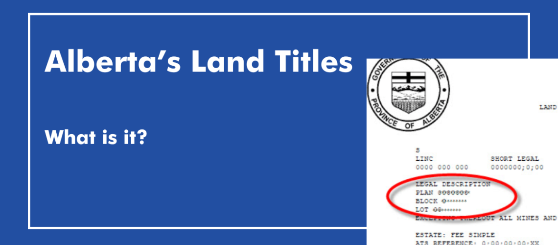 Alberta Land Titles